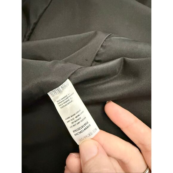 Current Mood Dolls Kill Jewel Of Jersey Faux Fur Rivets Jacket Trench Coat L NWT - Picture 7 of 7